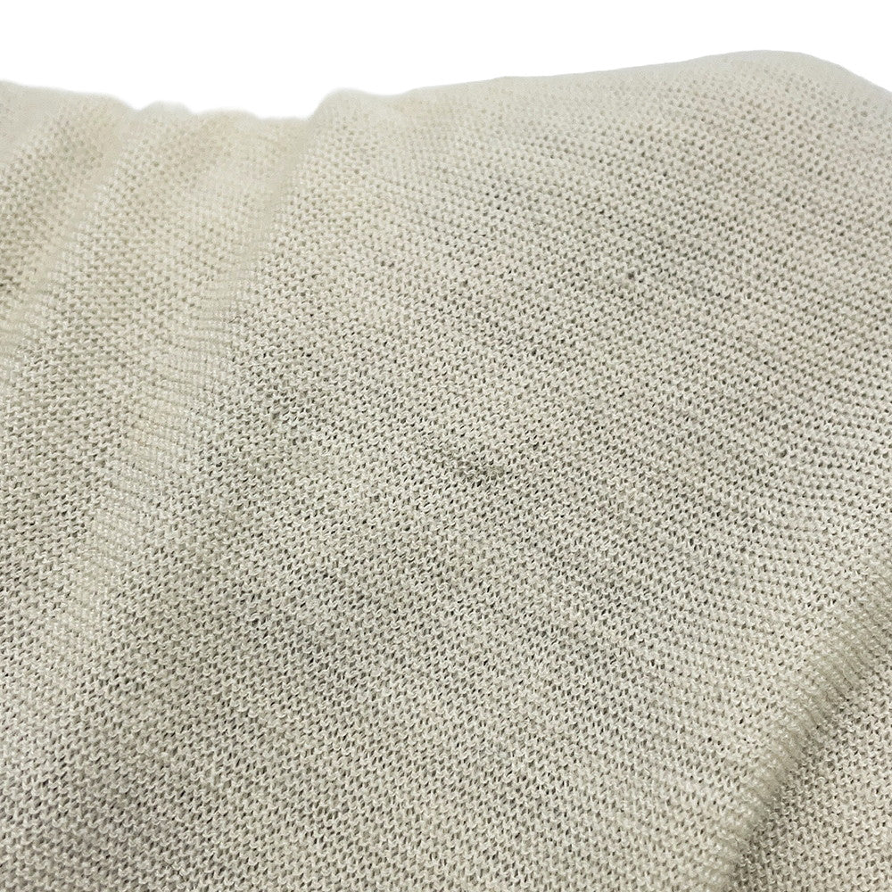 CHANEL CC Logo Stole Ivory/BlackA52032-X01249-C2666 Cashmere70% Silk30%