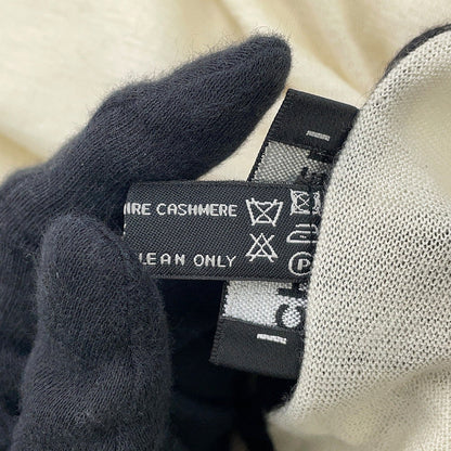 CHANEL CC Logo Stole Ivory/BlackA52032-X01249-C2666 Cashmere70% Silk30%