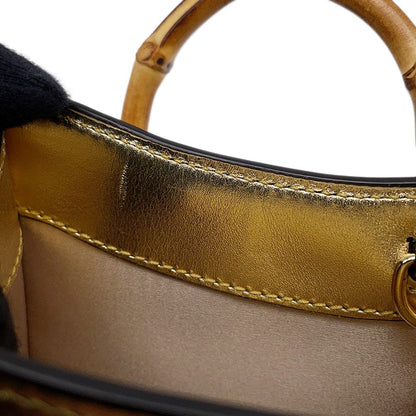 GUCCI Diana Nano Bag Gold760251 Leather Size Nano