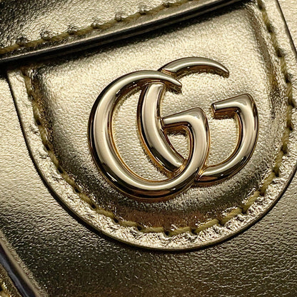 GUCCI Diana Nano Bag Gold760251 Leather Size Nano