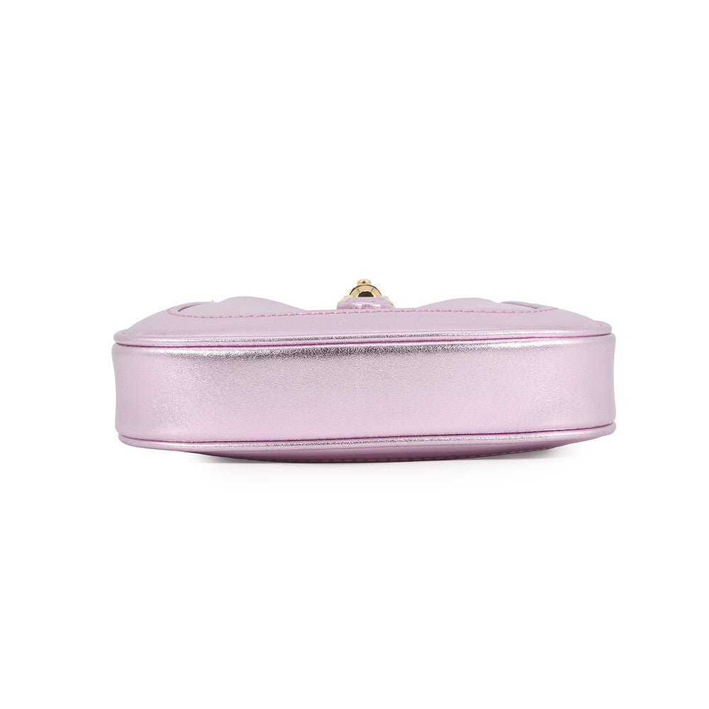 GUCCI Jackie 1961 Nanobag MetalicPink760249 Leather