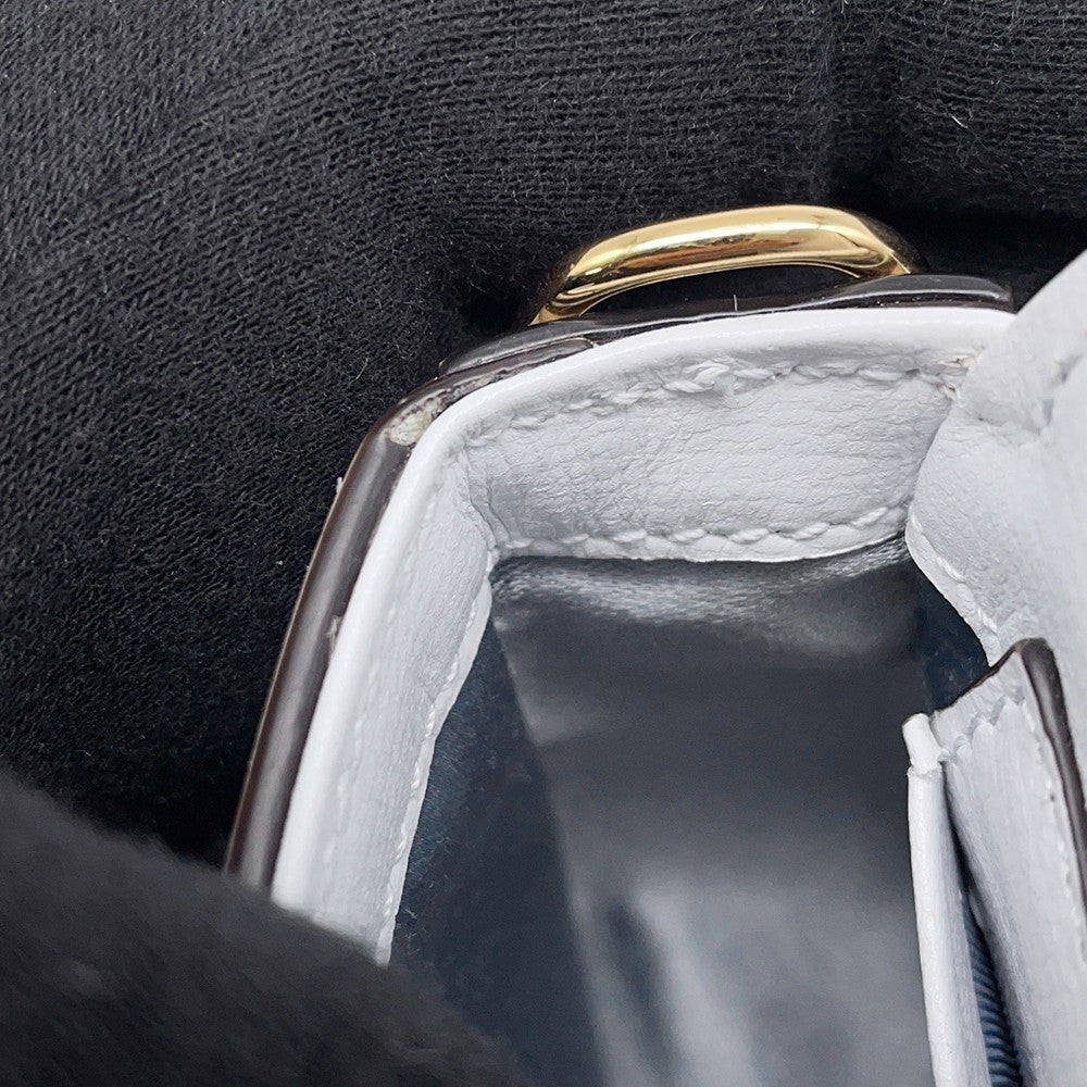 GUCCI Horsebit 1955 Nanobag White760253 Leather