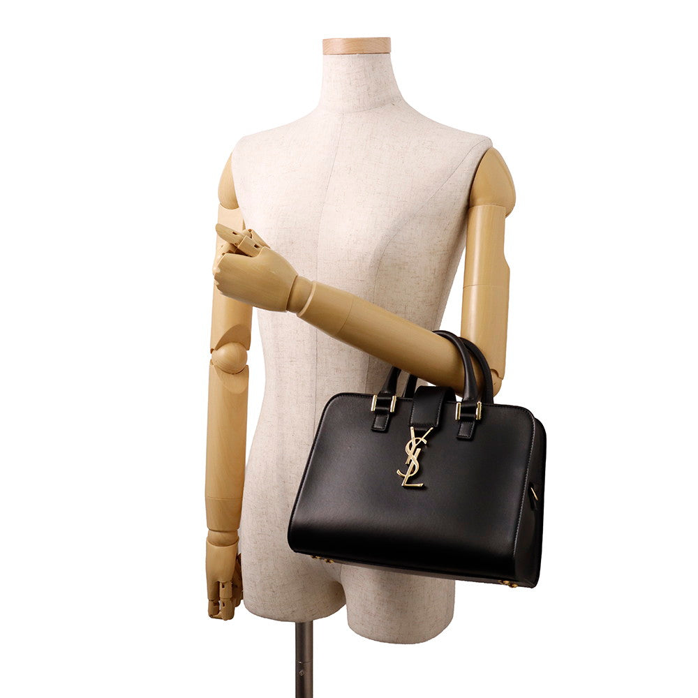SAINT LAURENT PARIS Baby mosquito bus Black568853DV7001000 Leather
