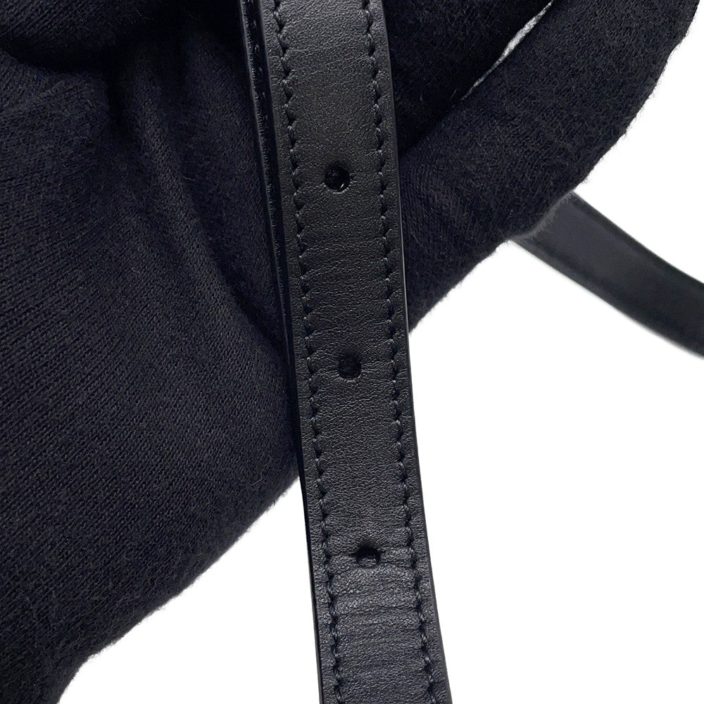 SAINT LAURENT PARIS Mini Vertical Black735214 Leather