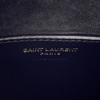 SAINT LAURENT PARIS Mini Vertical Black735214 Leather