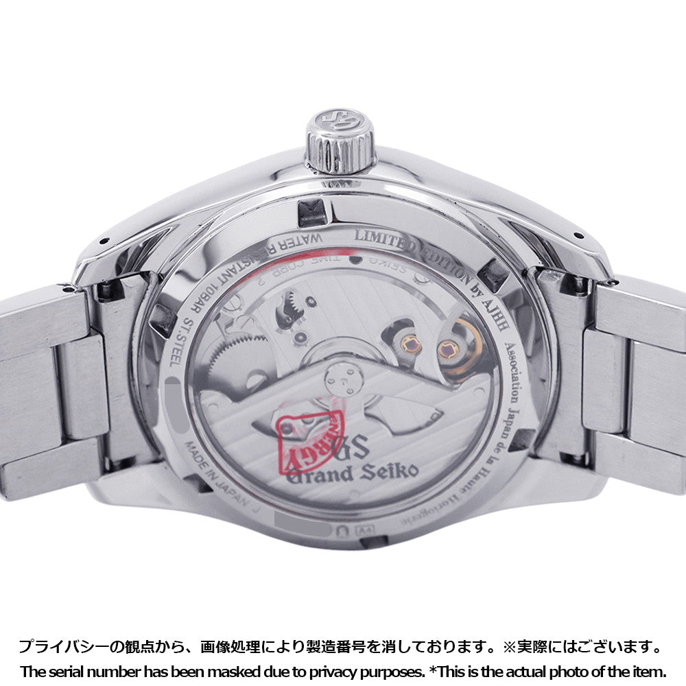SEIKO Grand SEIKO AJHH member store exclusive, limited to 369 pieces. W40mm Stainless Steel White DialSBGA129