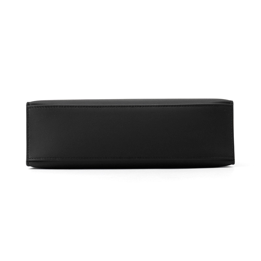 HERMES PochetteKelly Black Swift Leather