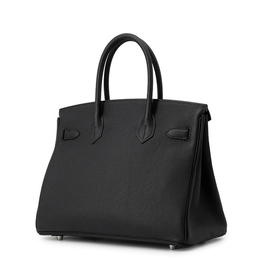 HERMES Birkin Black Togo Leather Size 30