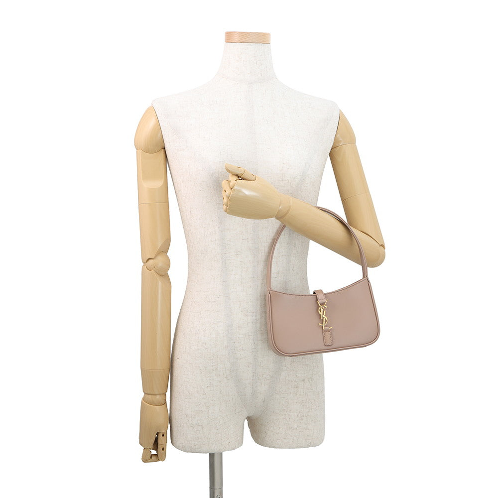 SAINT LAURENT PARIS LE 5 ? 7 Handbag Jasmin Flower710318 Calf Leather
