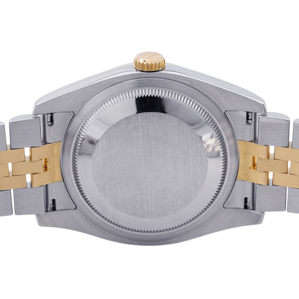 ROLEX Datejust Diamond Bezel W36mm Stainless Steel 18KYG White Shell Dial116243NG