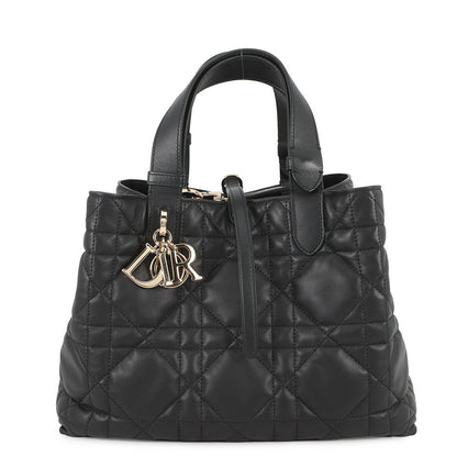 Dior Macrocannage To Jules Handbag BlackM2821OSNW_M900 Leather Size Medium