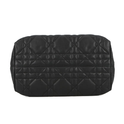 Dior Macrocannage To Jules Handbag BlackM2821OSNW_M900 Leather Size Medium
