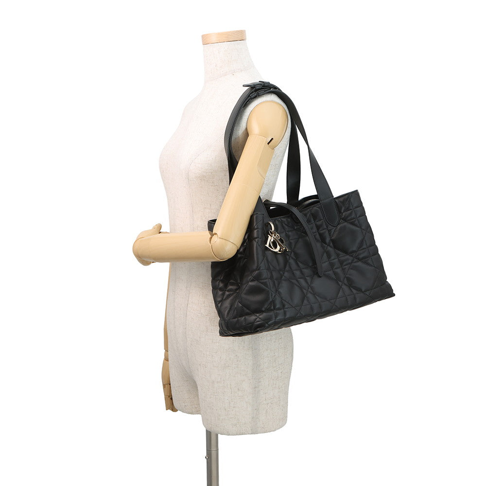Dior Macrocannage To Jules Handbag BlackM2821OSNW_M900 Leather Size Medium