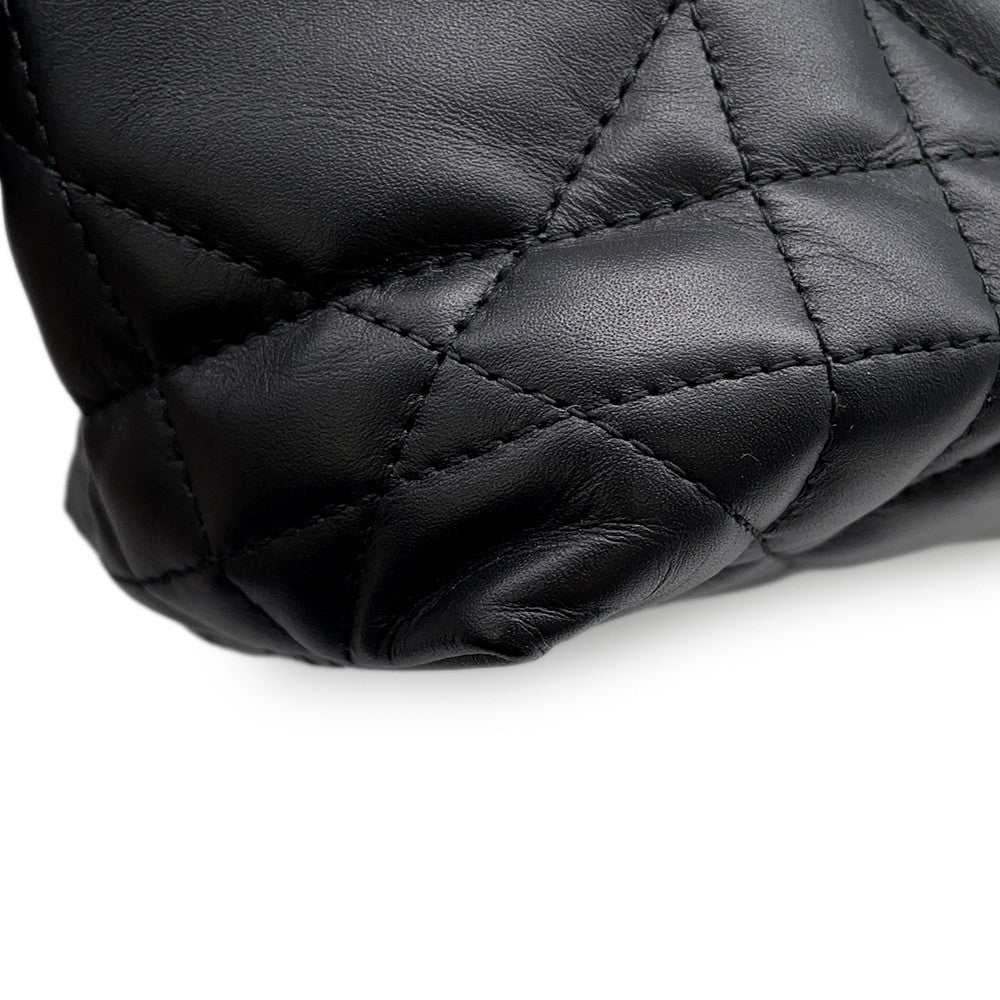 Dior Macrocannage To Jules Handbag BlackM2821OSNW_M900 Leather Size Medium