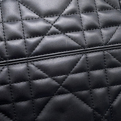 Dior Macrocannage To Jules Handbag BlackM2821OSNW_M900 Leather Size Medium