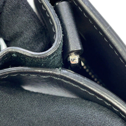Valentino Garavani VLTN Logo Rock Studded Tote Bag Black Leather