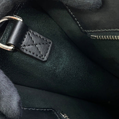 Valentino Garavani VLTN Logo Rock Studded Tote Bag Black Leather