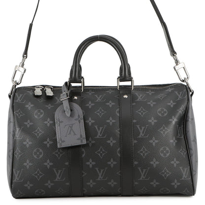 LOUIS VUITTON Keepall Bandouliere NoirM46655 Monogram Eclipse Monogram Eclipse Reverse Size 35