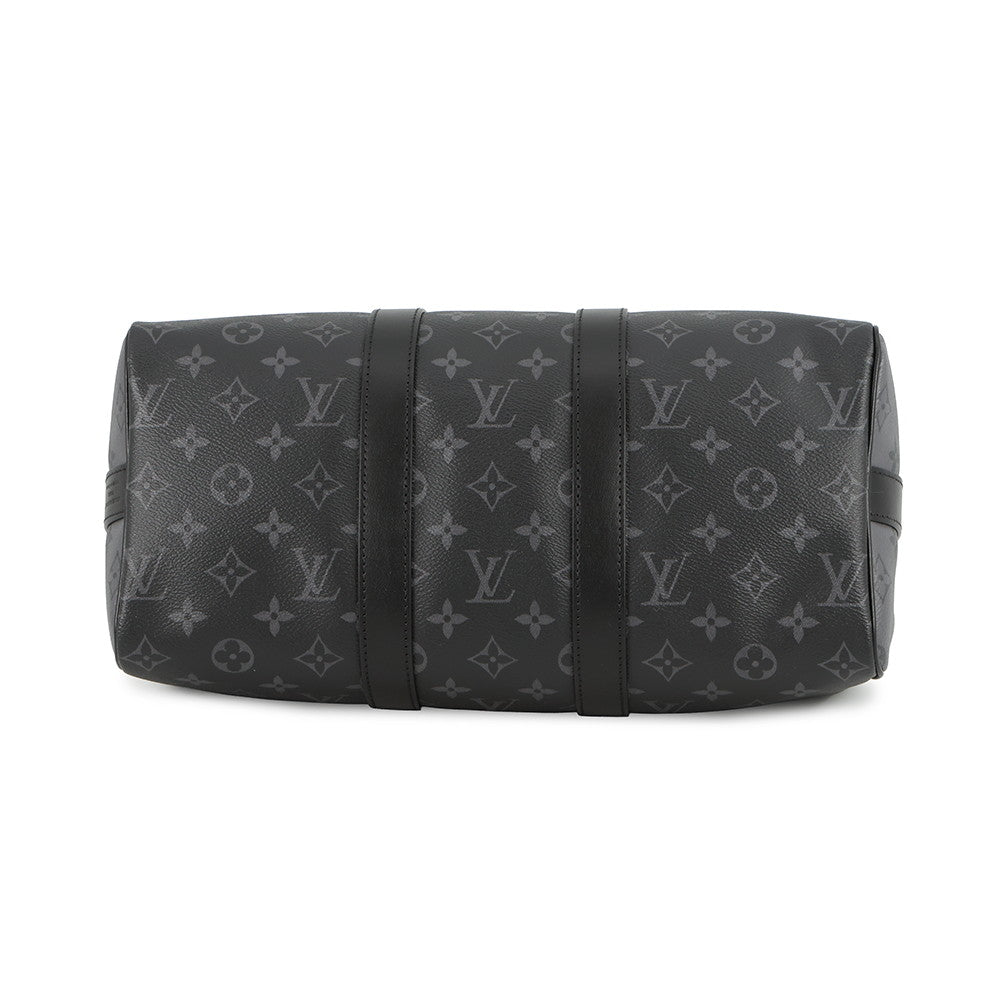 LOUIS VUITTON Keepall Bandouliere NoirM46655 Monogram Eclipse Monogram Eclipse Reverse Size 35