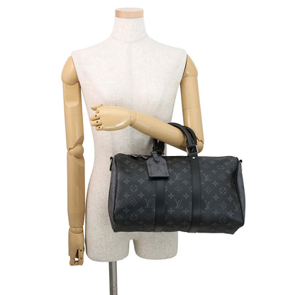 LOUIS VUITTON Keepall Bandouliere NoirM46655 Monogram Eclipse Monogram Eclipse Reverse Size 35