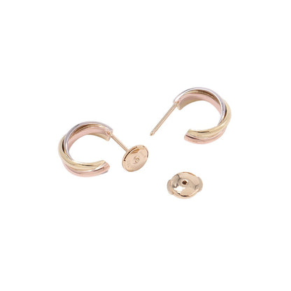 CARTIER Trinity Earring Size MiniB8301540 K18YG K18PG K18WG