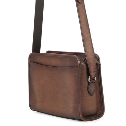 Berluti Journalie Messenger Save for later Soft Brown310385 Venice Soft Calf Leather