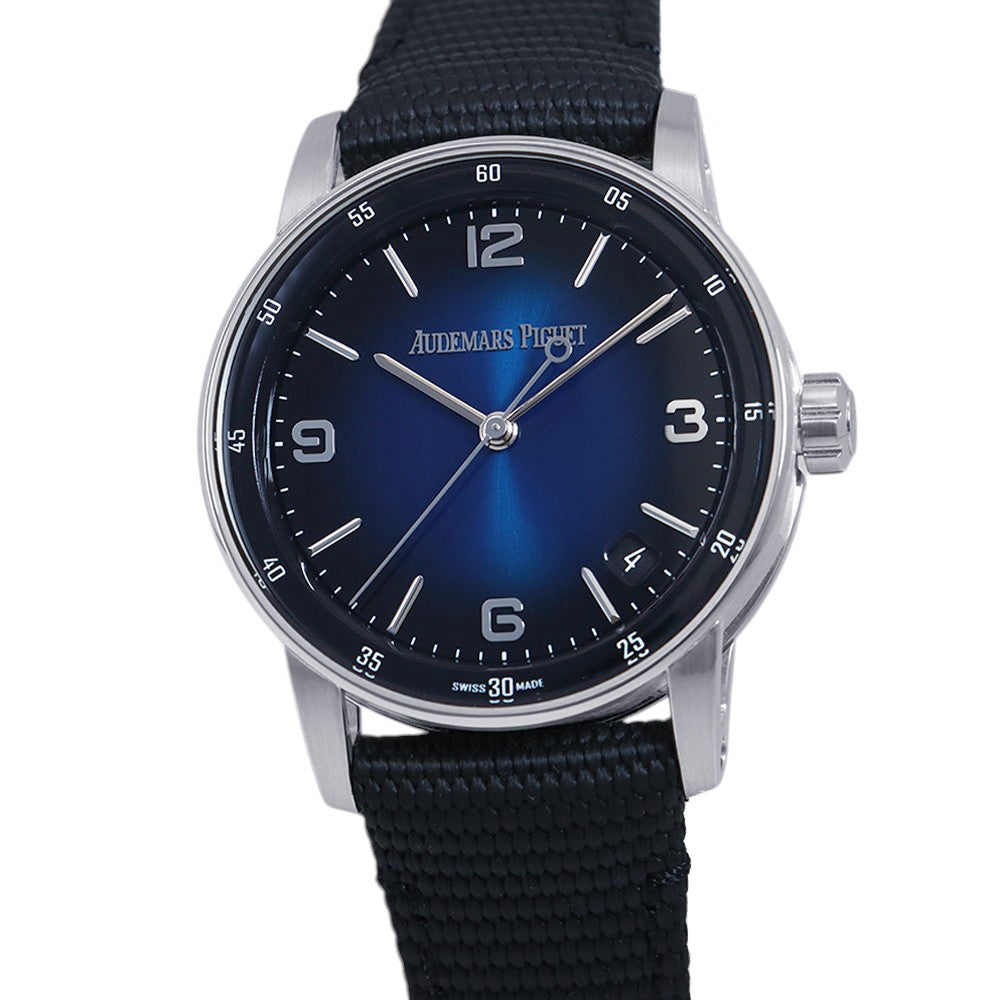 Audemars Piguet CODE 11.59 BY AUDEMARS PIGUET AUTOMATIC W41mm K18WG Rubber SmokeBlue Dial15210BC.OO.A002KB.01