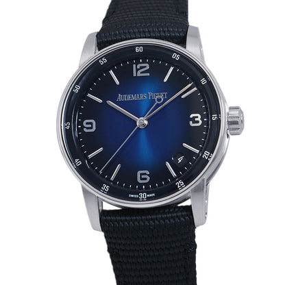 Audemars Piguet CODE 11.59 BY AUDEMARS PIGUET AUTOMATIC W41mm K18WG Rubber SmokeBlue Dial15210BC.OO.A002KB.01