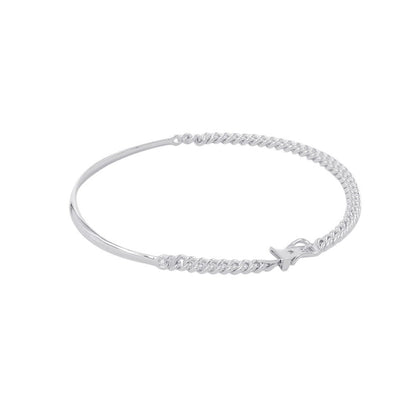 HERMES BoucleSellier Inflexible Necklace Size PM/40 SV925