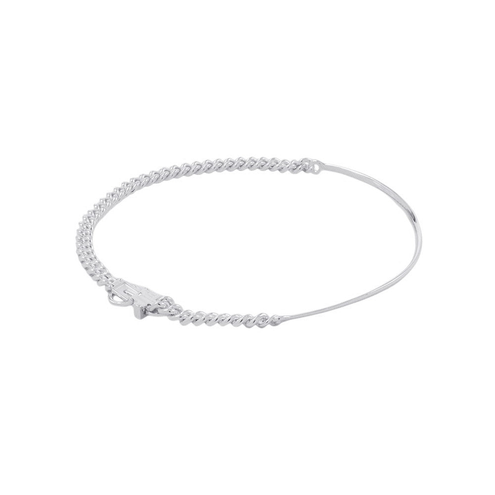 HERMES BoucleSellier Inflexible Necklace Size PM/40 SV925