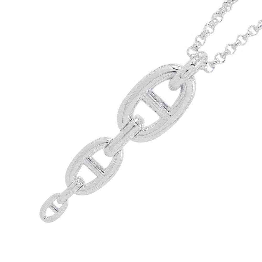 HERMES Chaine d'Ancre Necklace Size GM SV925
