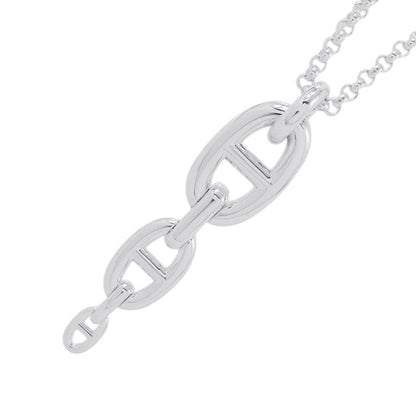 HERMES Chaine d'Ancre Necklace Size GM SV925