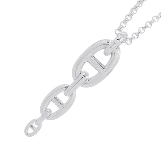 HERMES Chaine d'Ancre Necklace Size GM SV925