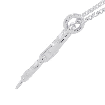 HERMES Chaine d'Ancre Necklace Size GM SV925