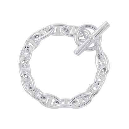 HERMES Chaine d'Ancre Bracelet 15 frames Size GM SV925