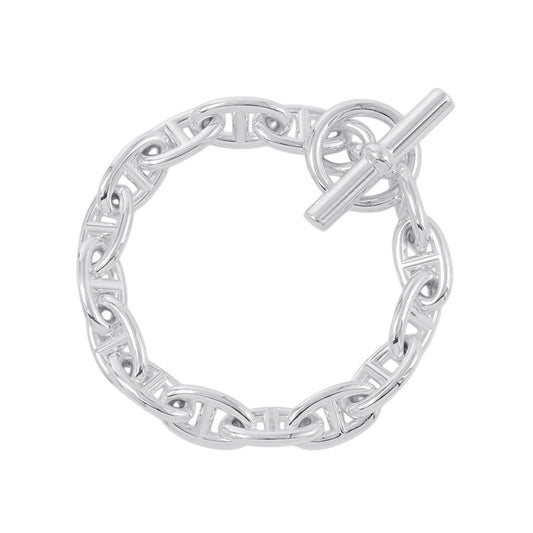 HERMES Chaine d'Ancre Bracelet 15 frames Size GM SV925