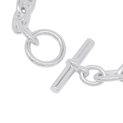 HERMES Chaine d'Ancre Bracelet 15 frames Size GM SV925