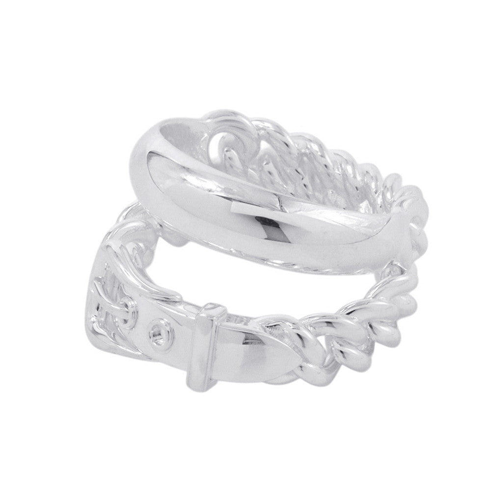 HERMES BoucleSellier Inflexible Ring Size 55/#15 SV925