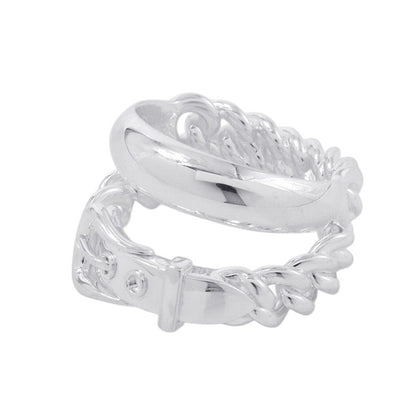 HERMES BoucleSellier Inflexible Ring Size 55/#15 SV925