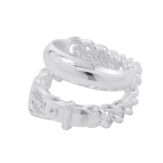 HERMES BoucleSellier Inflexible Ring Size 55/#15 SV925