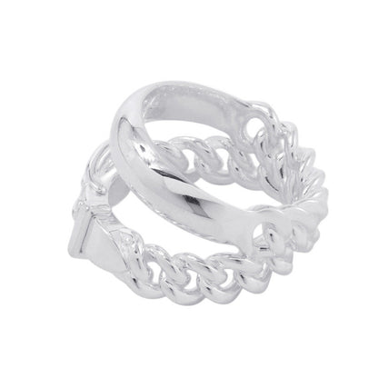 HERMES BoucleSellier Inflexible Ring Size 55/#15 SV925