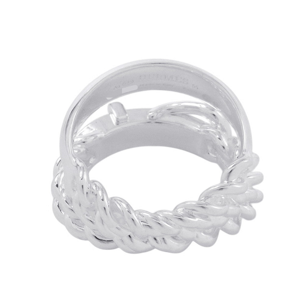 HERMES BoucleSellier Inflexible Ring Size 55/#15 SV925