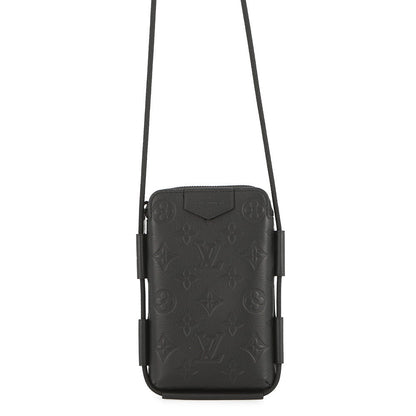 LOUIS VUITTON Lace-up Pouch NoirM12601 Monogram Shadow