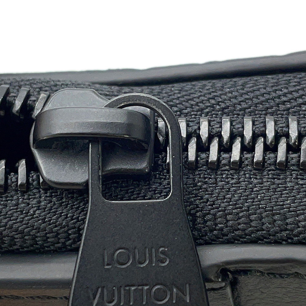 LOUIS VUITTON Lace-up Pouch NoirM12601 Monogram Shadow