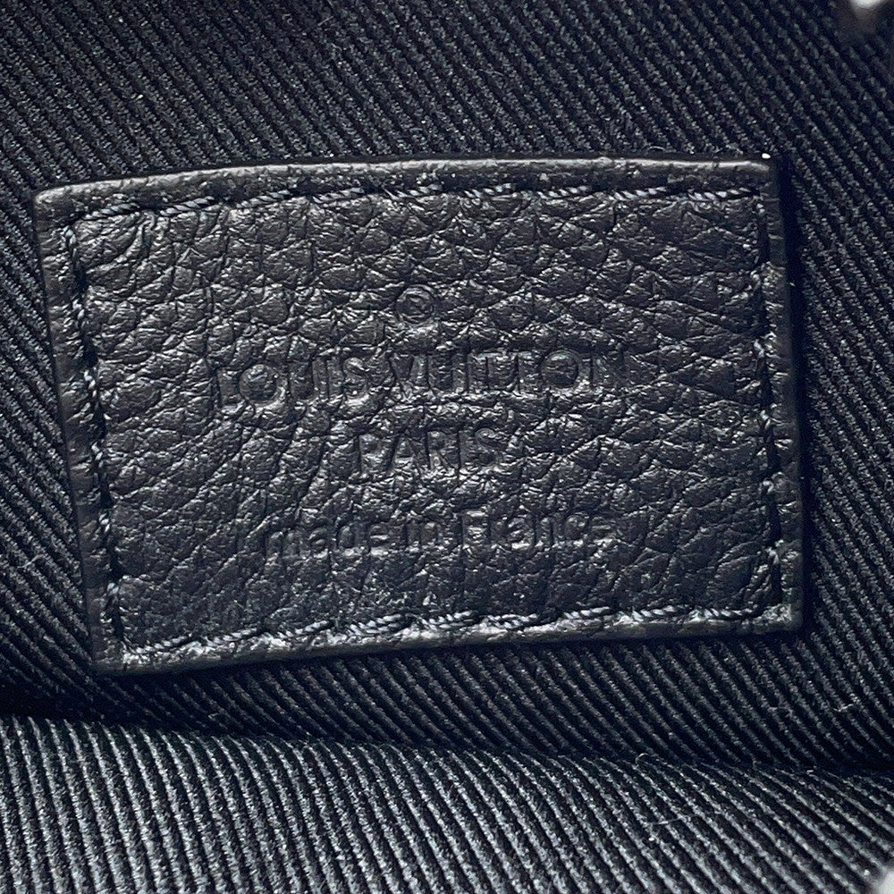 LOUIS VUITTON Lace-up Pouch NoirM12601 Monogram Shadow