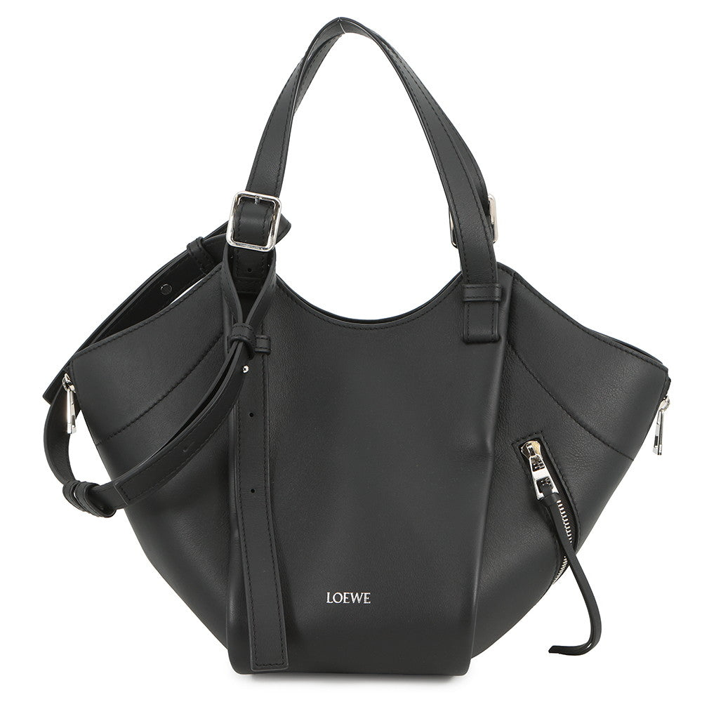 LOEWE Hammock Flip Bag Black11432945 Classic Calf Leather
