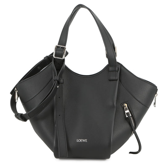 LOEWE Hammock Flip Bag Black11432945 Classic Calf Leather