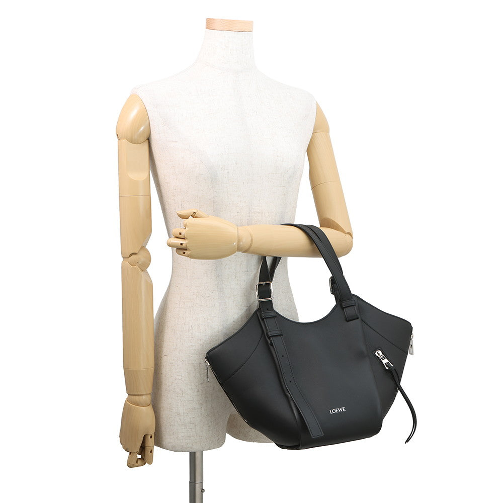 LOEWE Hammock Flip Bag Black11432945 Classic Calf Leather