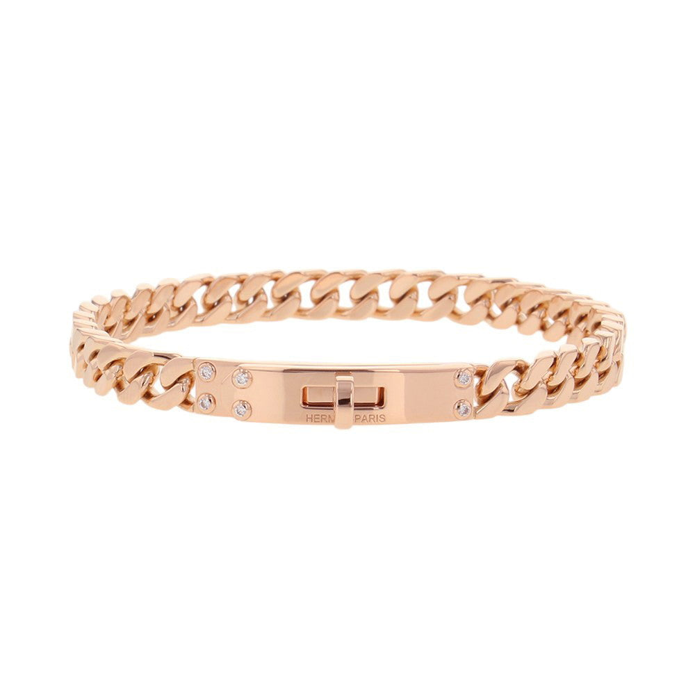 HERMES Kelly Gourmet Size XL 18K Pink Gold