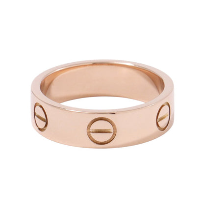 CARTIER Love Ring Size Classic/53/#13B4084800 18K Pink Gold